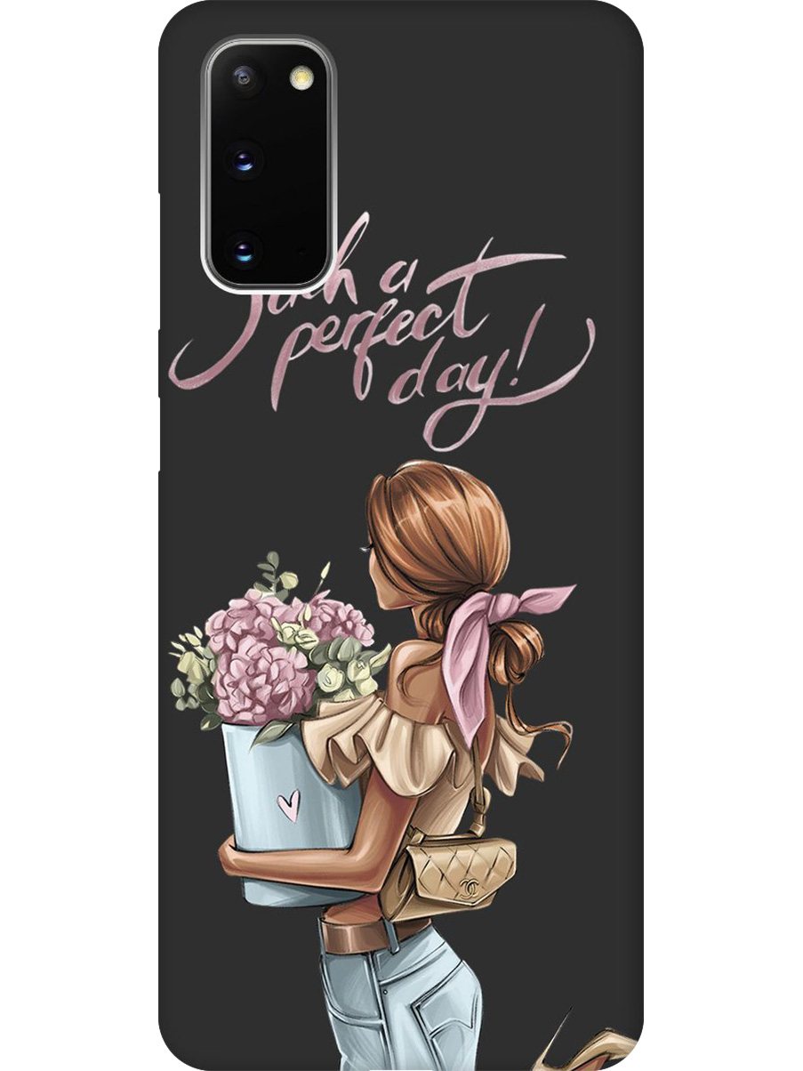 Силиконовый чехол на Samsung Galaxy S20 с принтом "Какой прекрасный день" матовый черный, Черный;прозрачный;голубой;розовый, 722629575
Силиконовый чехол на Samsung Galaxy S20 с принтом "Какой прекрасный день" матовый черный, Черный;прозрачный;голубой;розовый, 722629575