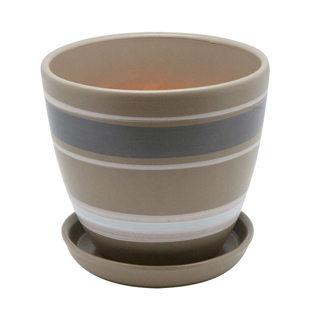 Цветочный горшок Engard BH-18-2 серый белый, С подставкой
Цветочный горшок Engard BH-18-2 серый белый, С подставкой