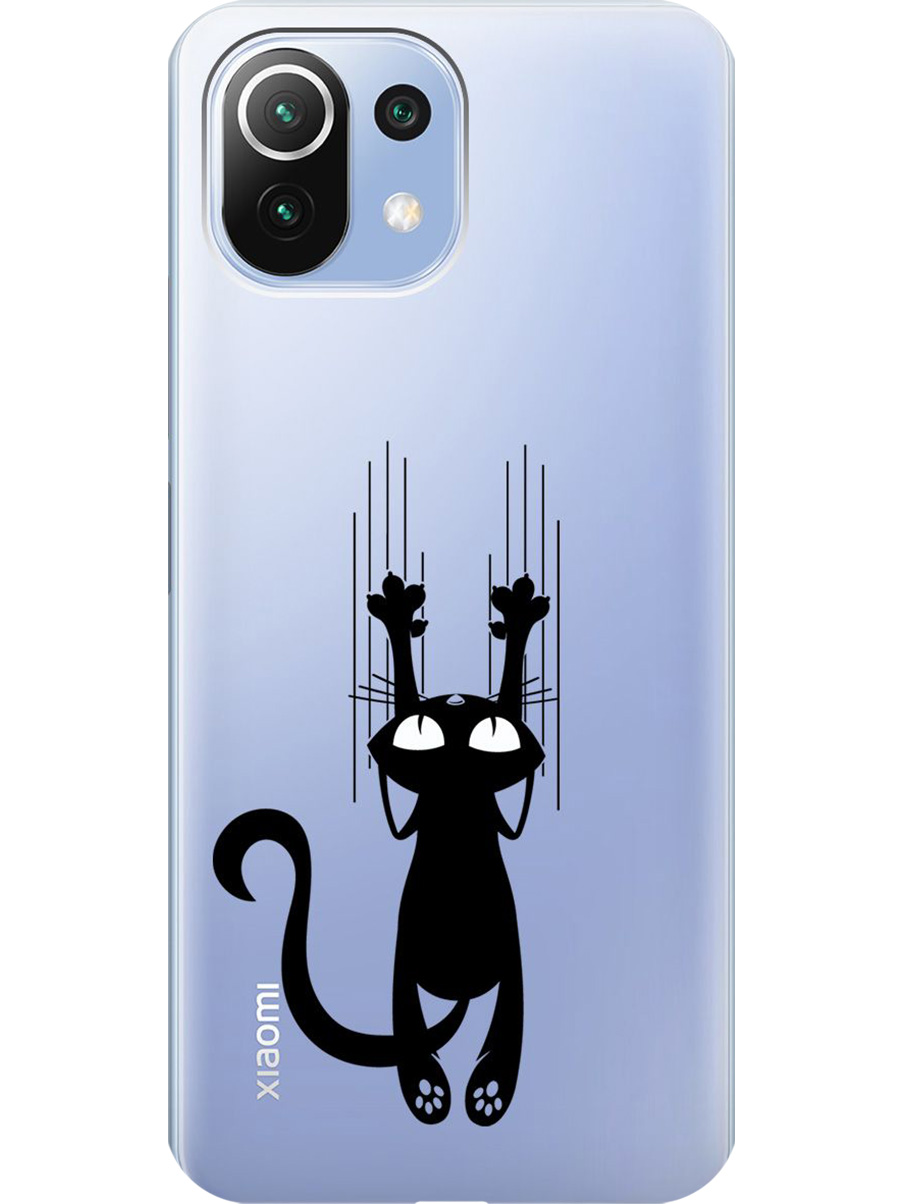 Силиконовый чехол на Xiaomi Mi 11 Lite / 11 Lite 5G с принтом "Кошечка царапка" прозрачный, Прозрачный;черный, 725173371
Силиконовый чехол на Xiaomi Mi 11 Lite / 11 Lite 5G с принтом "Кошечка царапка" прозрачный, Прозрачный;черный, 725173371