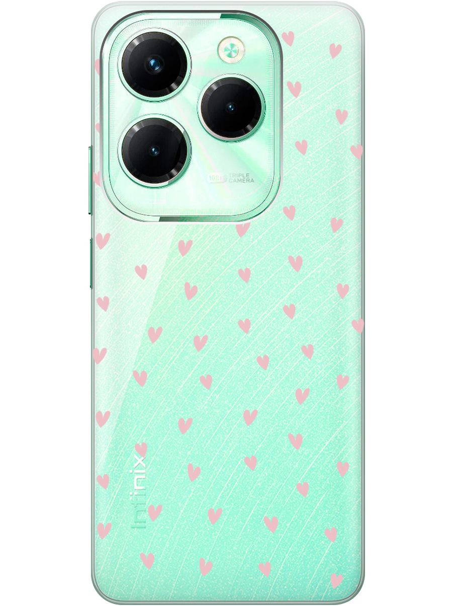 Силиконовый чехол на Infinix Hot 40 / Hot 40 Pro с принтом "Розовые сердечки" прозрачный, Прозрачный;розовый, 778679291
Силиконовый чехол на Infinix Hot 40 / Hot 40 Pro с принтом "Розовые сердечки" прозрачный, Прозрачный;розовый, 778679291