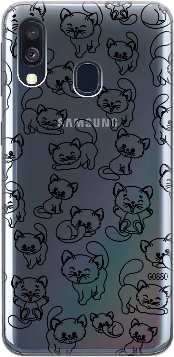 Силиконовый чехол на Samsung Galaxy A40 с принтом "Cute Kitties" прозрачный, Прозрачный;черный, 0
Силиконовый чехол на Samsung Galaxy A40 с принтом "Cute Kitties" прозрачный, Прозрачный;черный, 0
