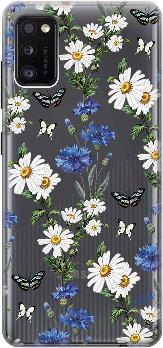 Чехол на Samsung Galaxy A41 с принтом "Hello, Camomiles" прозрачный, Прозрачный;голубой, 0
Чехол на Samsung Galaxy A41 с принтом "Hello, Camomiles" прозрачный, Прозрачный;голубой, 0