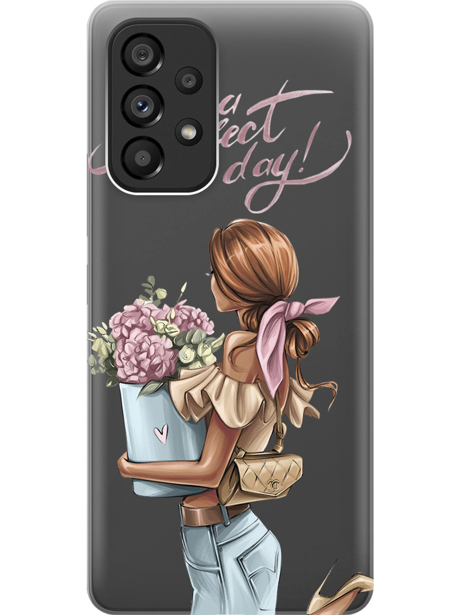 Силиконовый чехол на Samsung Galaxy A53 5G с принтом "Какой прекрасный день" матовый синий, Синий;прозрачный;голубой;розовый, 740133075
Силиконовый чехол на Samsung Galaxy A53 5G с принтом "Какой прекрасный день" матовый синий, Синий;прозрачный;голубой;розовый, 740133075
