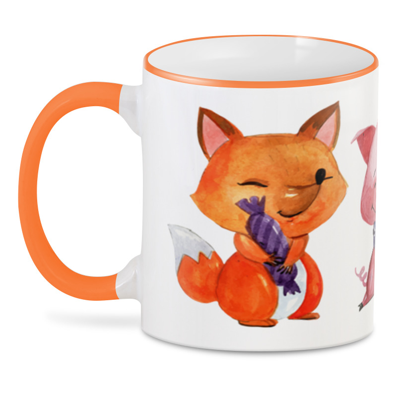 фото Кружка printio кружка лисичка, поросёнок, медвежонок