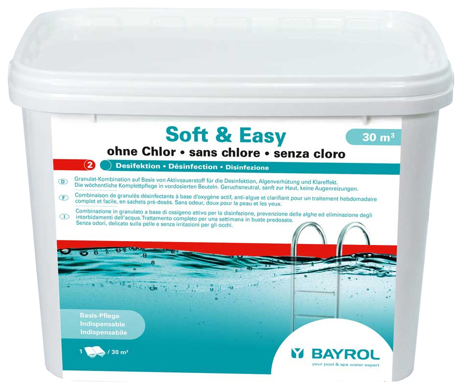 Дезинфицирующее средство для бассейна Bayrol Soft and Easy (Софт энд Изи) 4599209 5,04 кг
Дезинфицирующее средство для бассейна Bayrol Soft and Easy (Софт энд Изи) 4599209 5,04 кг