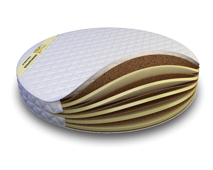 фото Матрас luntek medium round-support 13 220х220х13