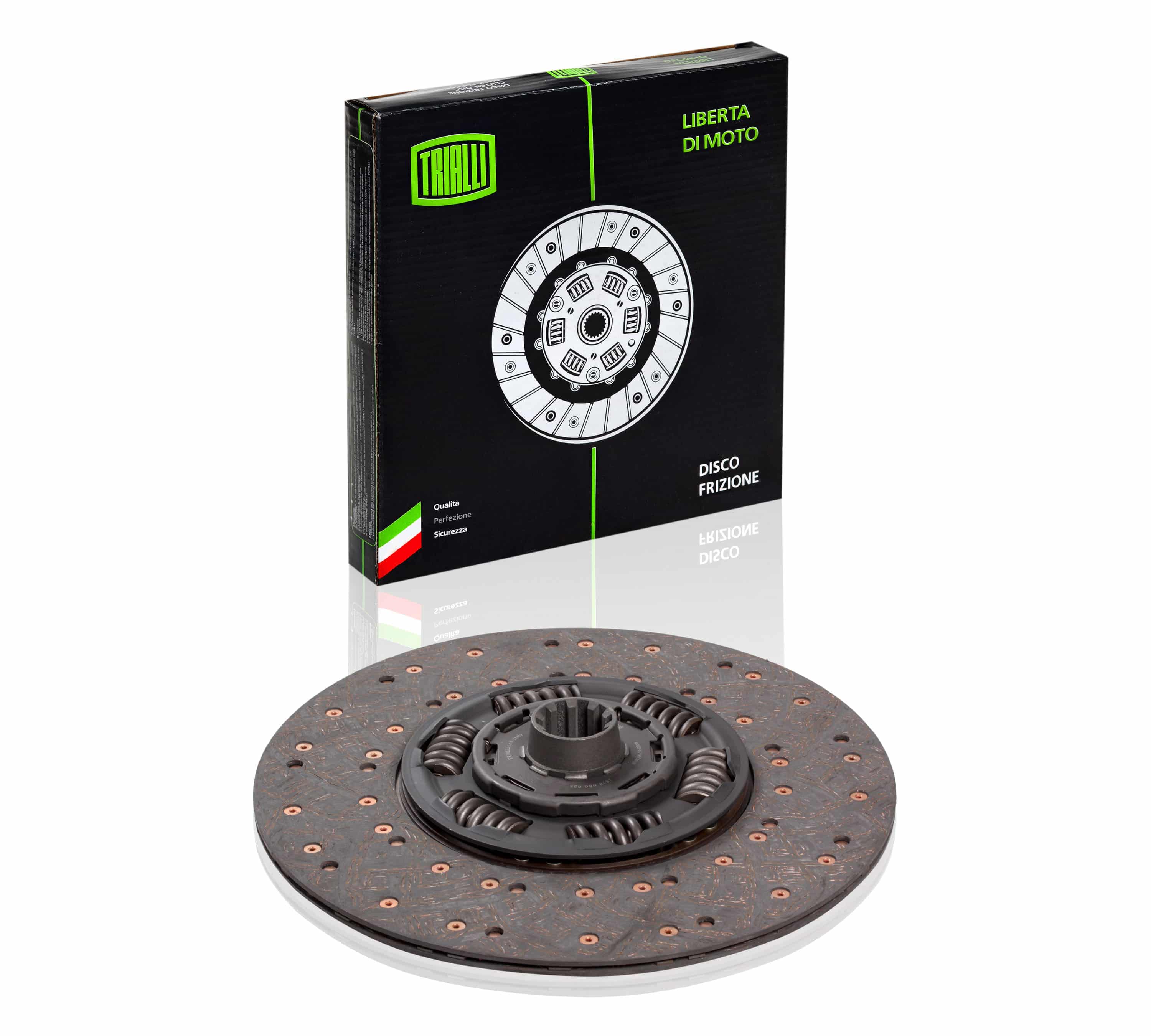 фото Диск сцепления ведомый маз 5516 (zf 16s221/дв. deutz bf 6m 1015c) trialli fd 0703