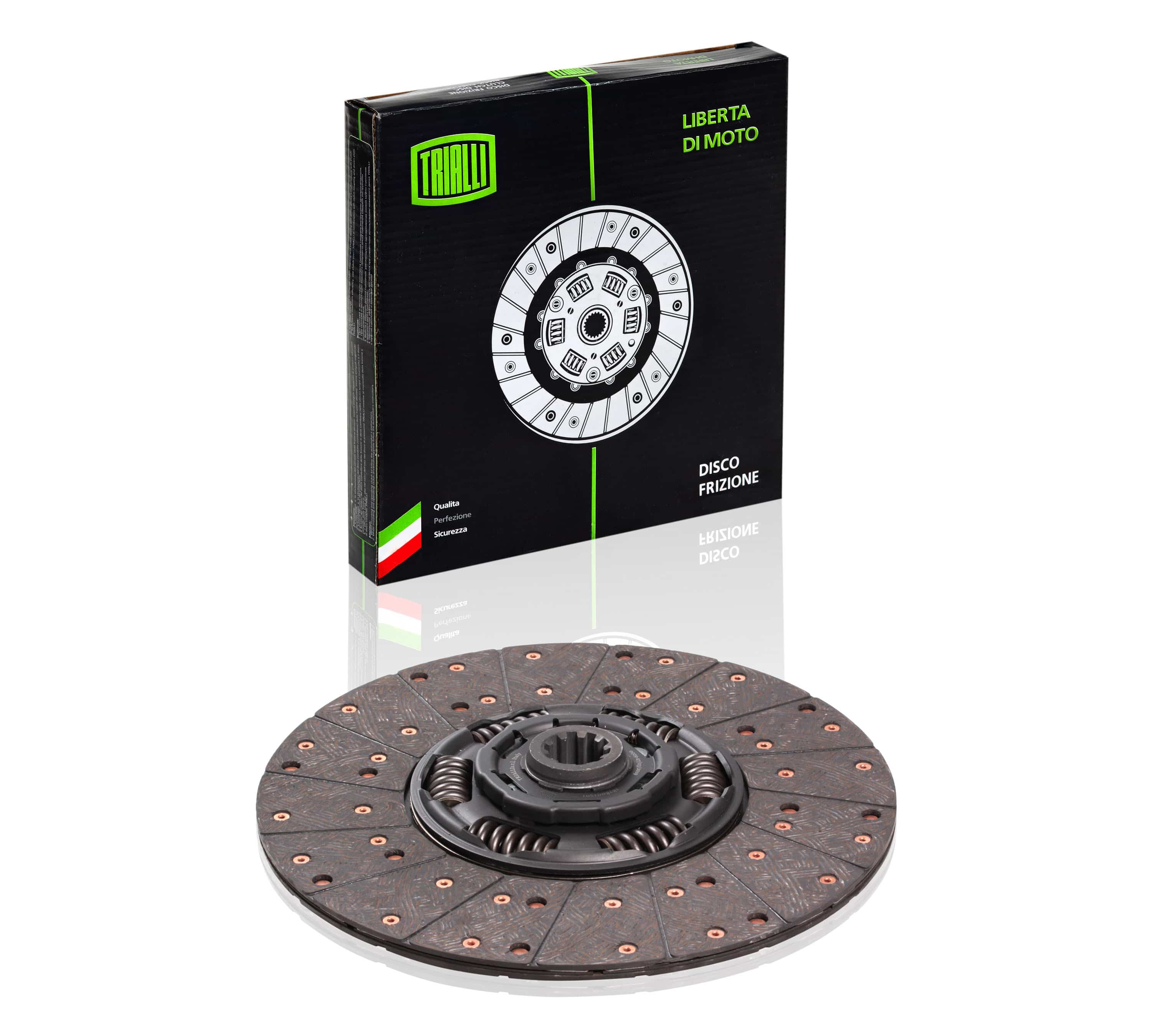 фото Диск сцепления ведомый маз 4370/ газ 33106 валдай (дв. cummins isf 3.8) trialli fd 1202