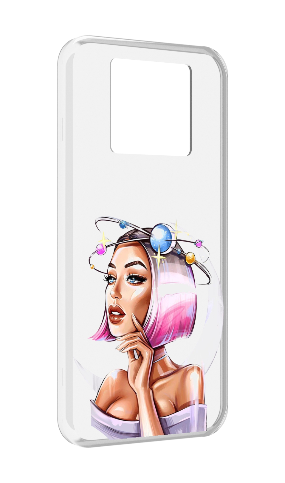 Чехол MyPads девушка-с-планетами-на-голове женский для Black Shark 3 5G / Black Shark 3S, Прозрачный, Tocco 
Чехол MyPads девушка-с-планетами-на-голове женский для Black Shark 3 5G / Black Shark 3S, Прозрачный, Tocco