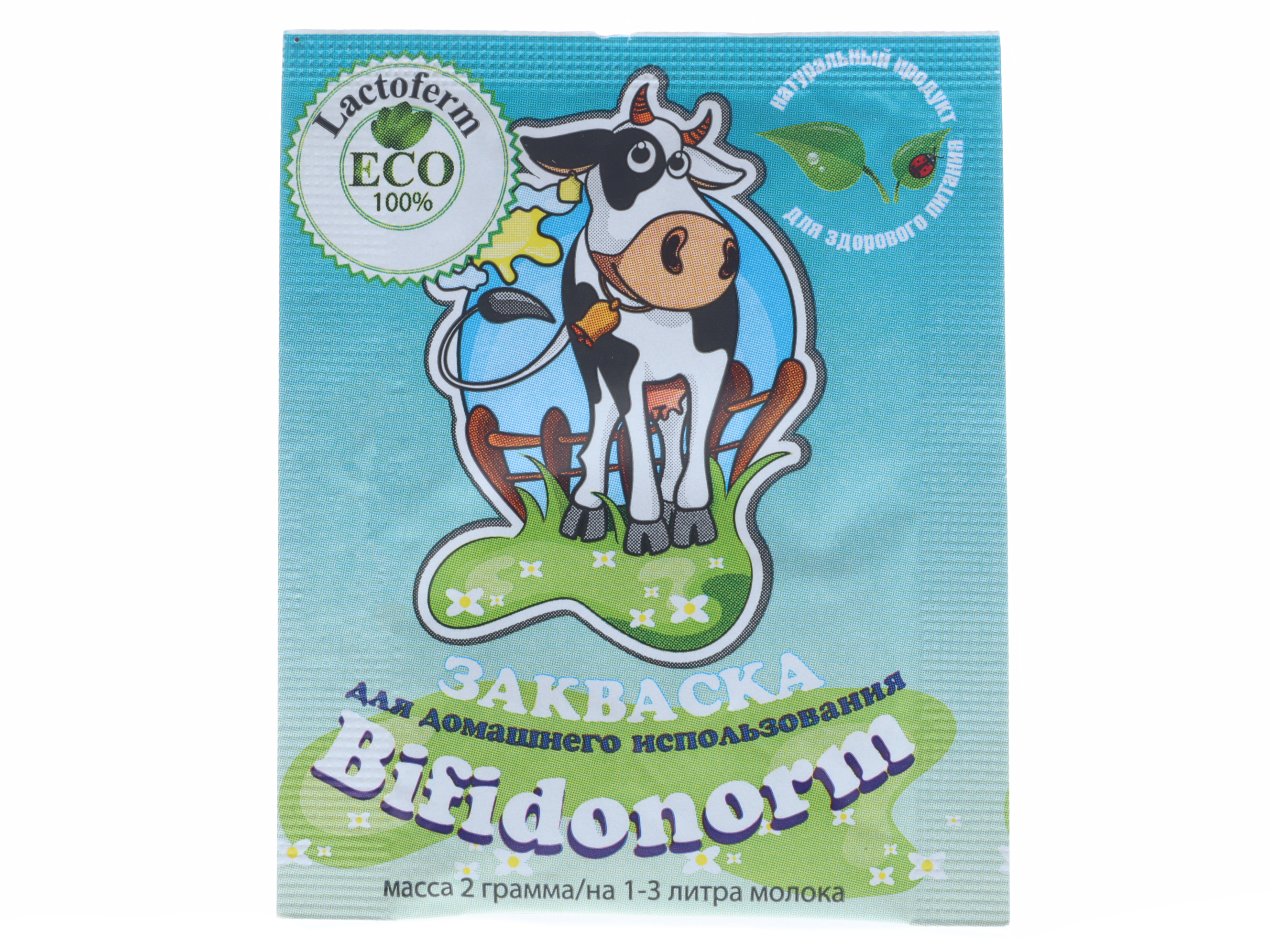 Закваска Lactoferm для йогурта Бифидонорм ECO на 1-3 литра, 2 г, Закваска Йогурт "Бифидонорм" Lactoferm ECO (пакет 2 гр.)
Закваска Lactoferm для йогурта Бифидонорм ECO на 1-3 литра, 2 г, Закваска Йогурт "Бифидонорм" Lactoferm ECO (пакет 2 гр.)