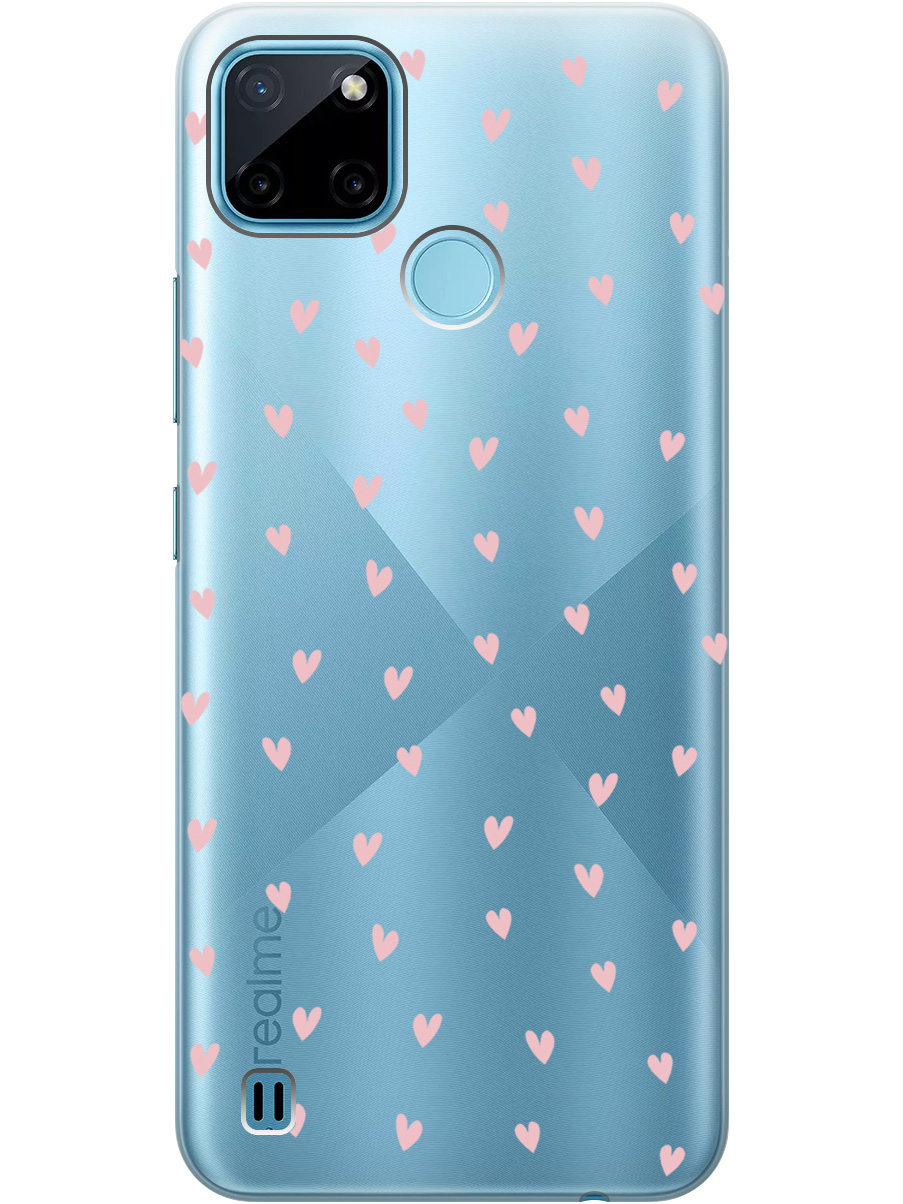 Силиконовый чехол на Realme C21Y с принтом "Розовые сердечки" прозрачный, Прозрачный;розовый, 735001191
Силиконовый чехол на Realme C21Y с принтом "Розовые сердечки" прозрачный, Прозрачный;розовый, 735001191