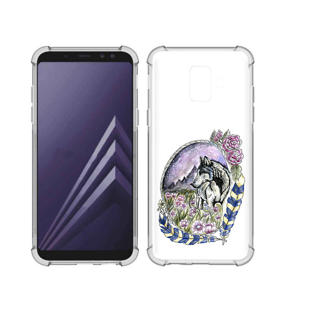 Чехол MyPads Tocco для Samsung Galaxy A6 (2018) нарисованный волк в цветах с перьями, Прозрачный, Tocco
Чехол MyPads Tocco для Samsung Galaxy A6 (2018) нарисованный волк в цветах с перьями, Прозрачный, Tocco