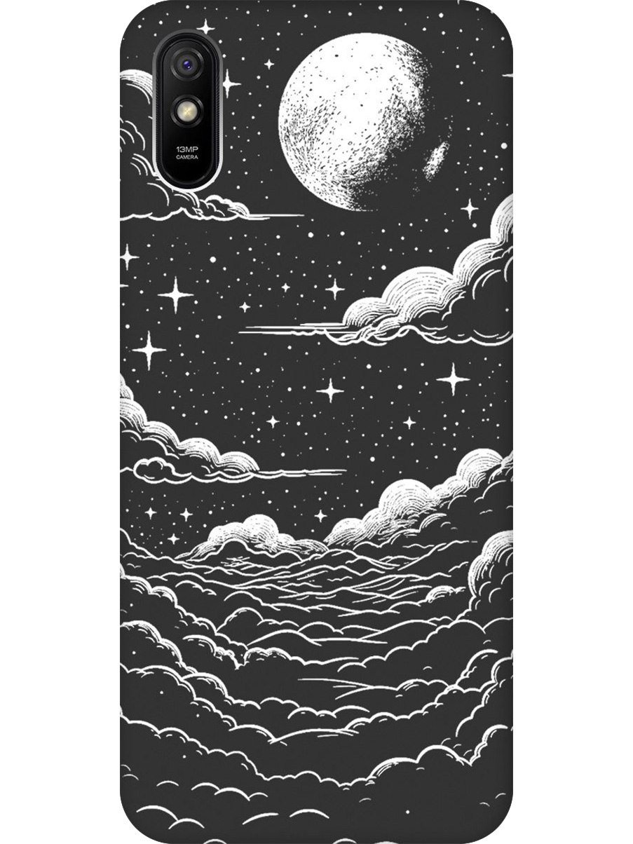 Силиконовый чехол на Xiaomi Redmi 9A с принтом "Луна и облака" матовый черный, Черный;белый, 723276941
Силиконовый чехол на Xiaomi Redmi 9A с принтом "Луна и облака" матовый черный, Черный;белый, 723276941