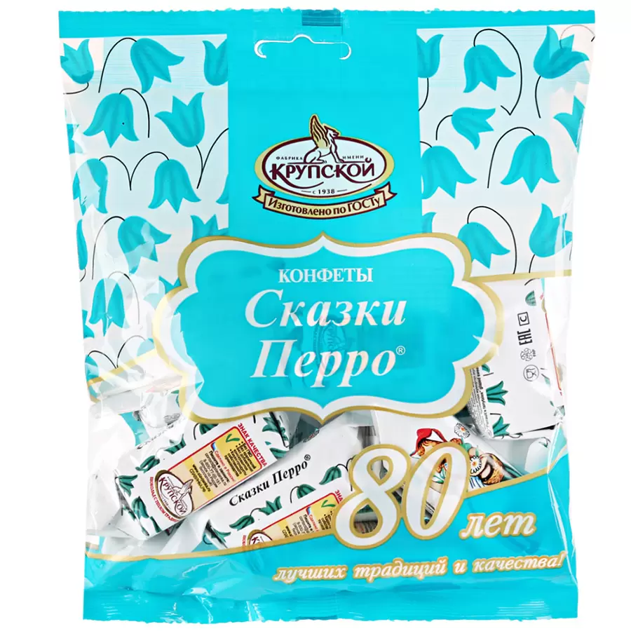 Конфеты КФ Крупской Сказки Перро, 200 г х 3 шт, Конфеты Сказки Перро 200г*3шт ф-ка им. Крупской
Конфеты КФ Крупской Сказки Перро, 200 г х 3 шт, Конфеты Сказки Перро 200г*3шт ф-ка им. Крупской