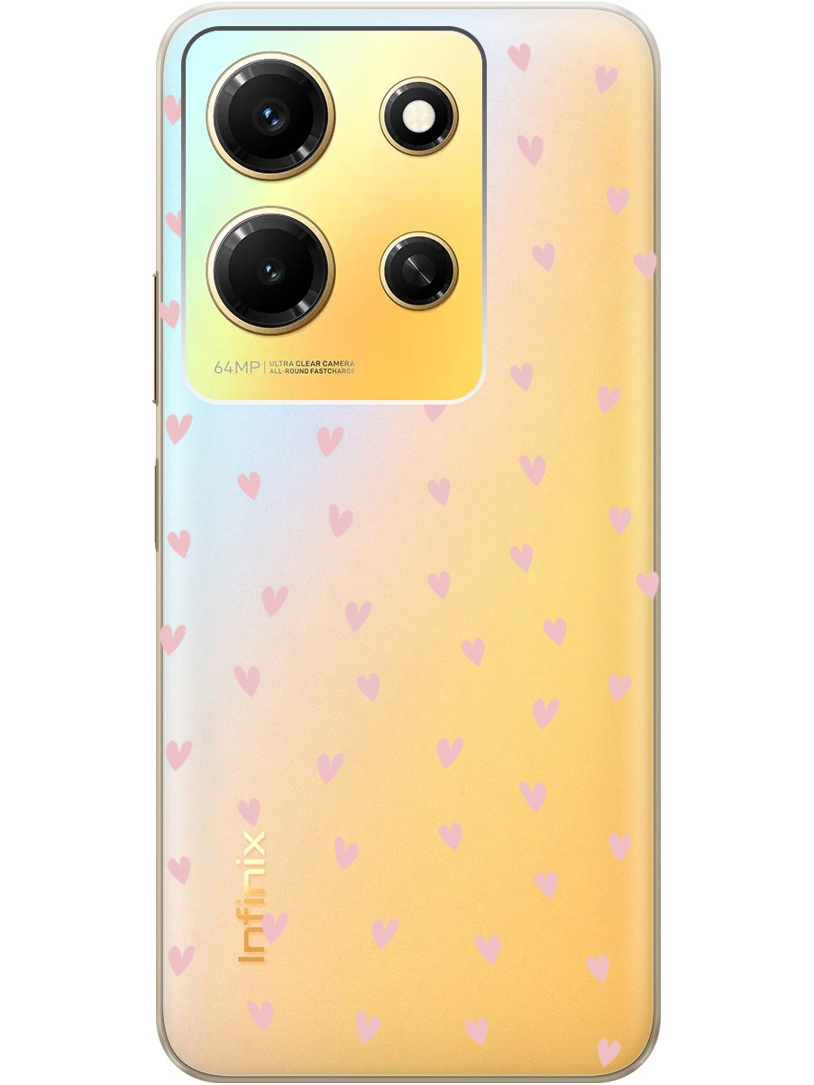 Силиконовый чехол на Infinix Note 30i с принтом "Розовые сердечки" прозрачный, Прозрачный;розовый, 772564291
Силиконовый чехол на Infinix Note 30i с принтом "Розовые сердечки" прозрачный, Прозрачный;розовый, 772564291
