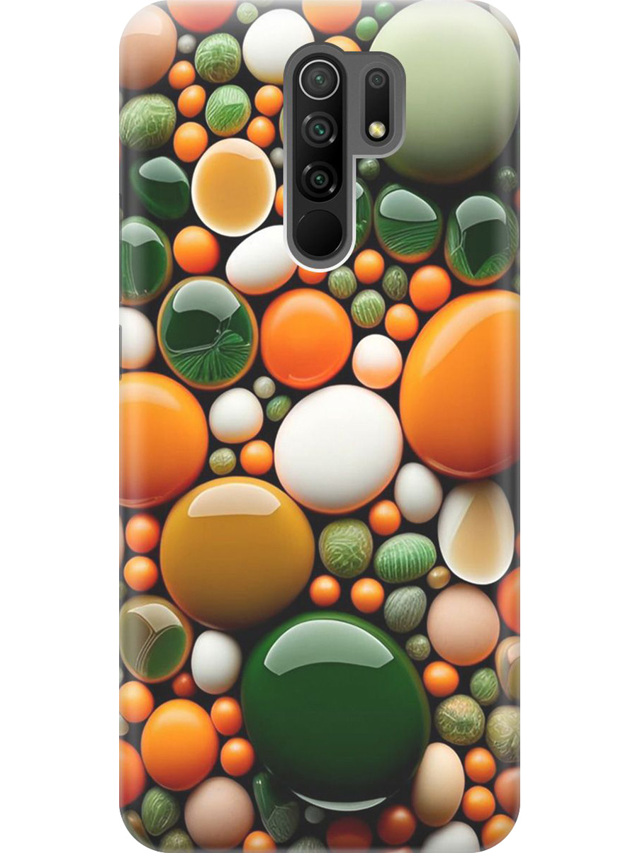 Силиконовый чехол на Xiaomi Redmi 9 с принтом "Оранжевые и зеленые камушки", Прозрачный;оранжевый;зеленый, 723276741
Силиконовый чехол на Xiaomi Redmi 9 с принтом "Оранжевые и зеленые камушки", Прозрачный;оранжевый;зеленый, 723276741