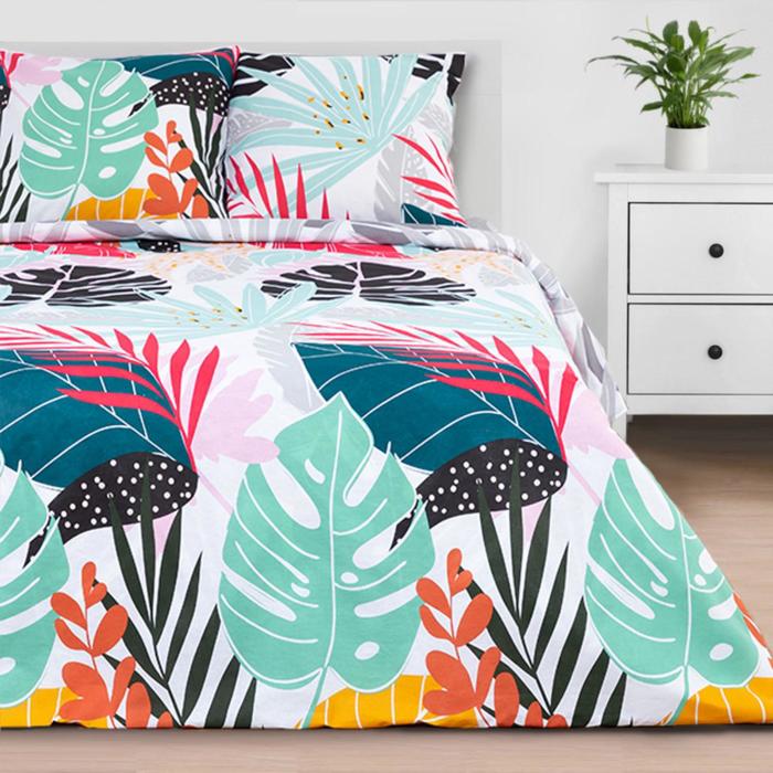 Постельное белье "Этель" евро Сolored tropics 200 x217 см, 240x220 см, 70x70 см -2 шт
Постельное белье "Этель" евро Сolored tropics 200 x217 см, 240x220 см, 70x70 см -2 шт