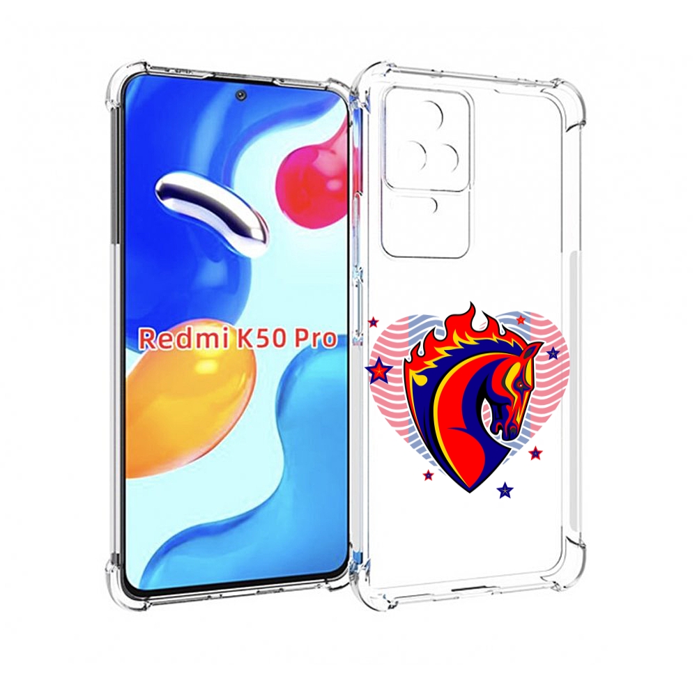 фото Чехол mypads фк цсл лошадь для xiaomi redmi k50/k50 pro