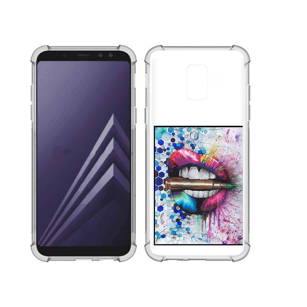 Чехол MyPads Tocco для Samsung Galaxy A6 (2018) разноцветные губы с пулей, Прозрачный, Tocco
Чехол MyPads Tocco для Samsung Galaxy A6 (2018) разноцветные губы с пулей, Прозрачный, Tocco