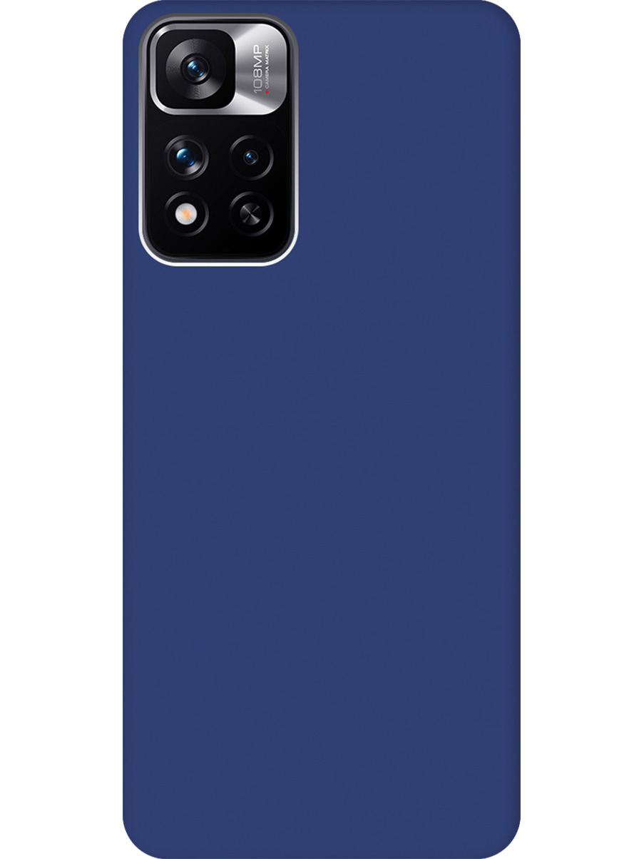 Силиконовый чехол на Xiaomi Redmi Note 11 Pro+ 5G / Xiaomi 11i матовый синий, 741736413
Силиконовый чехол на Xiaomi Redmi Note 11 Pro+ 5G / Xiaomi 11i матовый синий, 741736413