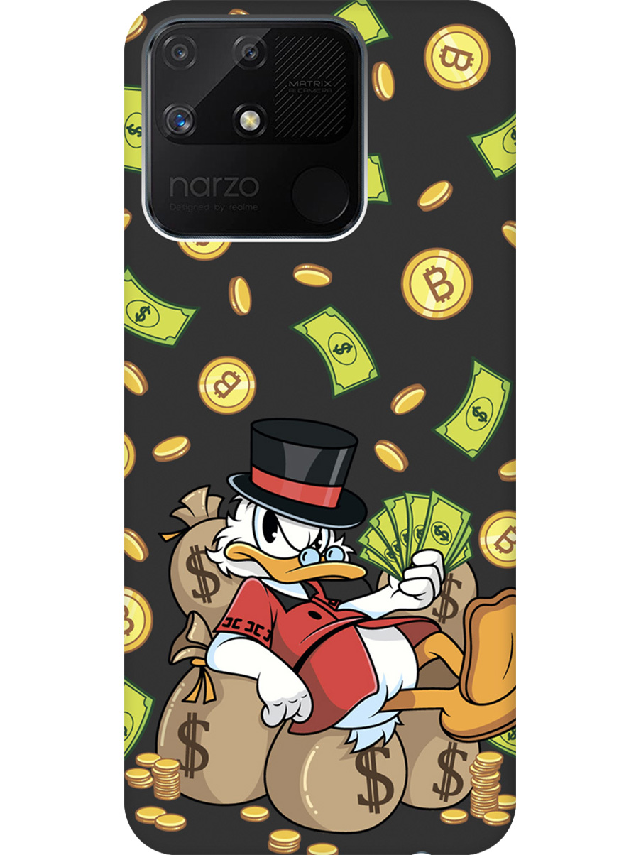 Силиконовый чехол на Realme narzo 50A с принтом "Богатый Скрудж" матовый черный, Черный;прозрачный;белый;зеленый, 740189971
Силиконовый чехол на Realme narzo 50A с принтом "Богатый Скрудж" матовый черный, Черный;прозрачный;белый;зеленый, 740189971