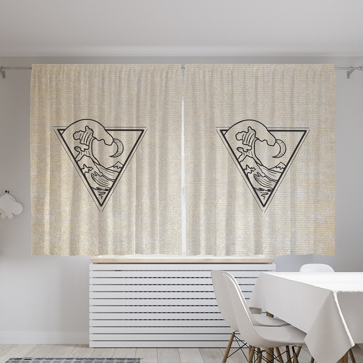 Шторы с фотопечатью JoyArty "Волны в треугольнике" из сатена, 290х180 см, Волны в треугольнике 
Шторы с фотопечатью JoyArty "Волны в треугольнике" из сатена, 290х180 см, Волны в треугольнике