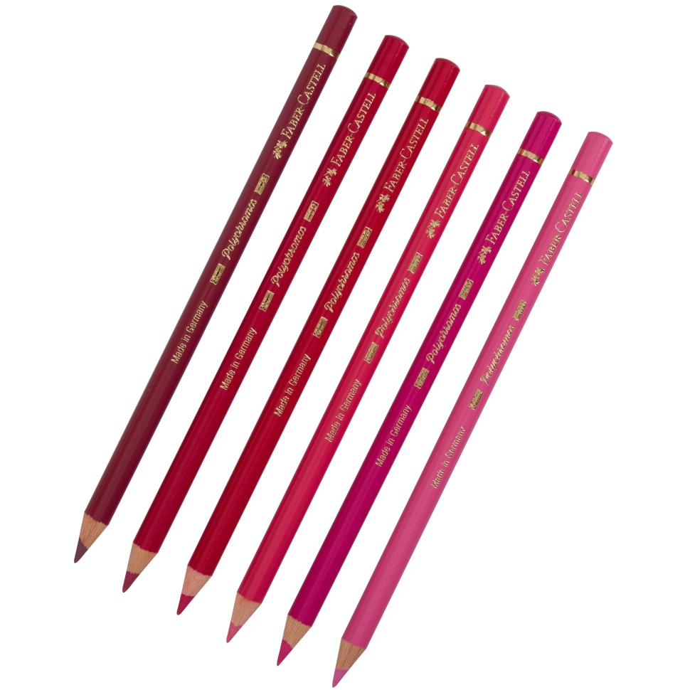 Карандаш № 123,124,129,142,193,226, комплект 6 штук, Polychromos, Розовый, FABER-CASTELL Комплект карандашей Polychromos 6 штук, Красный и РозовыйСостав комплекта по цветам (номера по каталогу Faber-Castell): №№ 123, 124, 129, 142, 193, 226
Карандаш № 123,124,129,142,193,226, комплект 6 штук, Polychromos, Розовый, FABER-CASTELL Комплект карандашей Polychromos 6 штук, Красный и РозовыйСостав комплекта по цветам (номера по каталогу Faber-Castell): №№ 123, 124, 129, 142, 193, 226