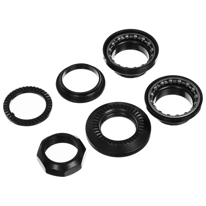 фото Рулевая колонка kl-b203, 1" резьбовая, стальная, цвет чёрный nobrand