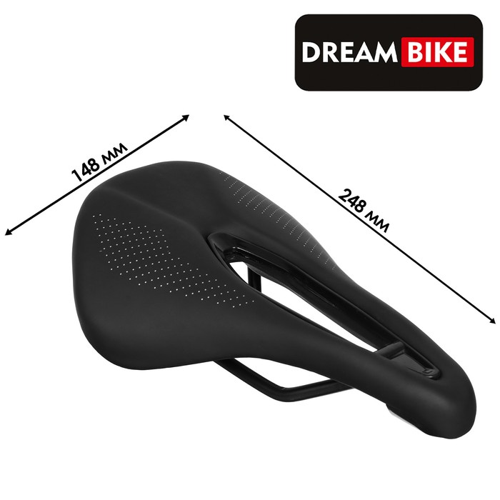фото Седло dream bike спорт-комфорт, цвет чёрный