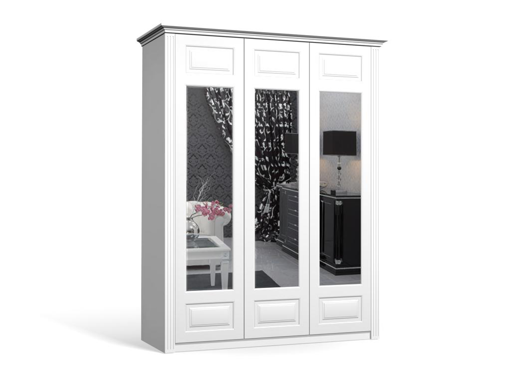 Шкаф распашной Классика Люкс-3.3 МДФ с зеркалом трёхдверный 150x230x40 Мегамебель, Белый, Классика-Люкс-3.3
Шкаф распашной Классика Люкс-3.3 МДФ с зеркалом трёхдверный 150x230x40 Мегамебель, Белый, Классика-Люкс-3.3