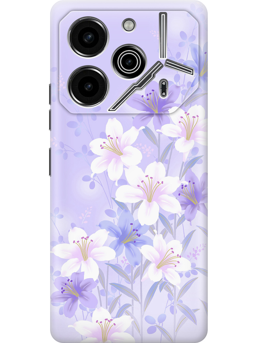 Силиконовый чехол на Tecno Pova 6 Pro с принтом "Лилии на фиолетовом", Прозрачный;белый;фиолетовый, 781971022
Силиконовый чехол на Tecno Pova 6 Pro с принтом "Лилии на фиолетовом", Прозрачный;белый;фиолетовый, 781971022