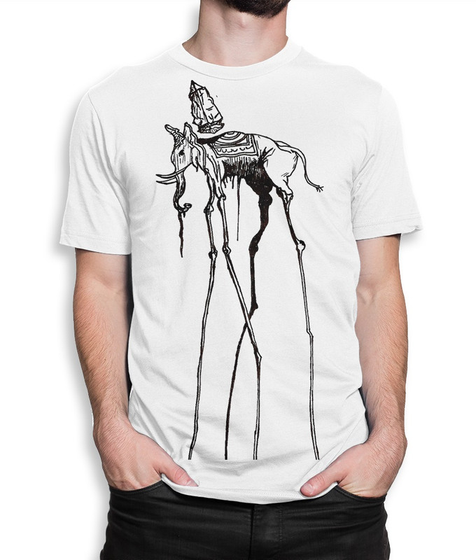 фото Футболка мужская сальвадор дали - космический слон dream shirts белая s