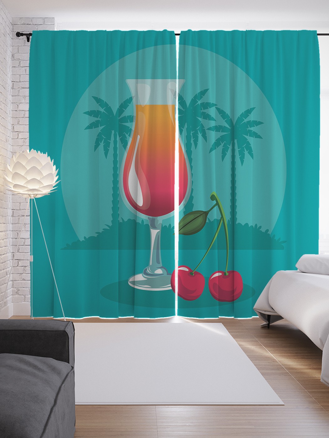 Шторы JoyArty с фотопечатью "Вишенки к коктейлю" из сатена, 290х265 см, Вишенки к коктейлю
Шторы JoyArty с фотопечатью "Вишенки к коктейлю" из сатена, 290х265 см, Вишенки к коктейлю