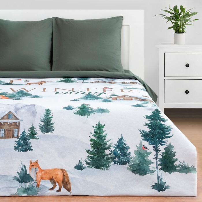 Этель Постельное белье Этель 1.5 сп Winter village 143x215 см, 150x214 см, 70x70 см - 2 шт
Этель Постельное белье Этель 1.5 сп Winter village 143x215 см, 150x214 см, 70x70 см - 2 шт