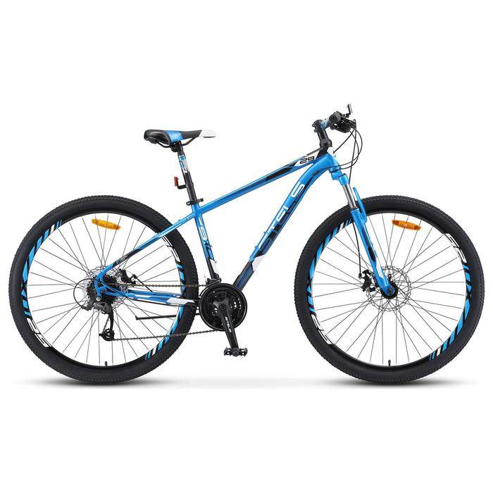 Велосипед 29" Stels Navigator-910 MD, V010, цвет синий/черный, размер рамы 18,5", Navigator-910 MD
Велосипед 29" Stels Navigator-910 MD, V010, цвет синий/черный, размер рамы 18,5", Navigator-910 MD