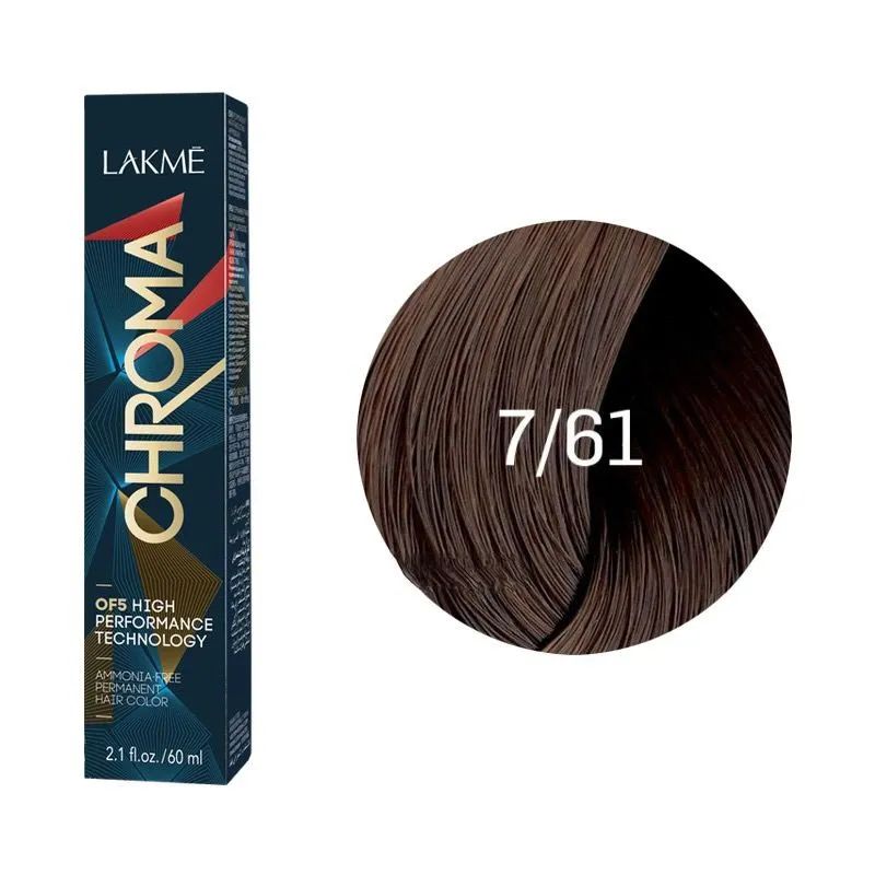 Краска для волос LakMe Color Care Chroma Ammonia Free Permanent без аммиака 7/61, Блонд
Краска для волос LakMe Color Care Chroma Ammonia Free Permanent без аммиака 7/61, Блонд