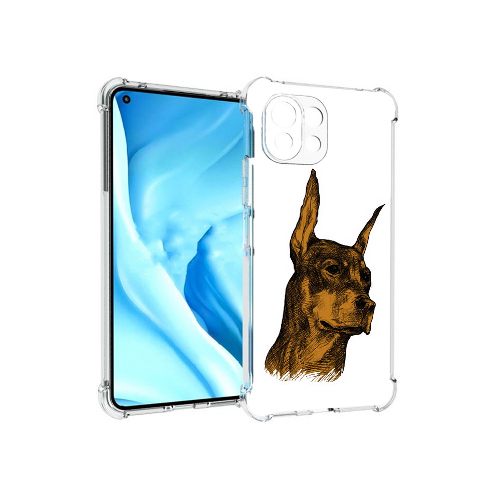 Чехол MyPads Tocco для Xiaomi Mi 11 Lite скетч доберман (PT159462.256.605), Прозрачный, Tocco
Чехол MyPads Tocco для Xiaomi Mi 11 Lite скетч доберман (PT159462.256.605), Прозрачный, Tocco