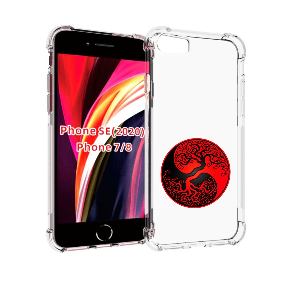 Чехол MyPads инь янь дерево для iPhone 7 4.7 / iPhone 8 / iPhone SE 2 (2020), Прозрачный, Tocco 
Чехол MyPads инь янь дерево для iPhone 7 4.7 / iPhone 8 / iPhone SE 2 (2020), Прозрачный, Tocco