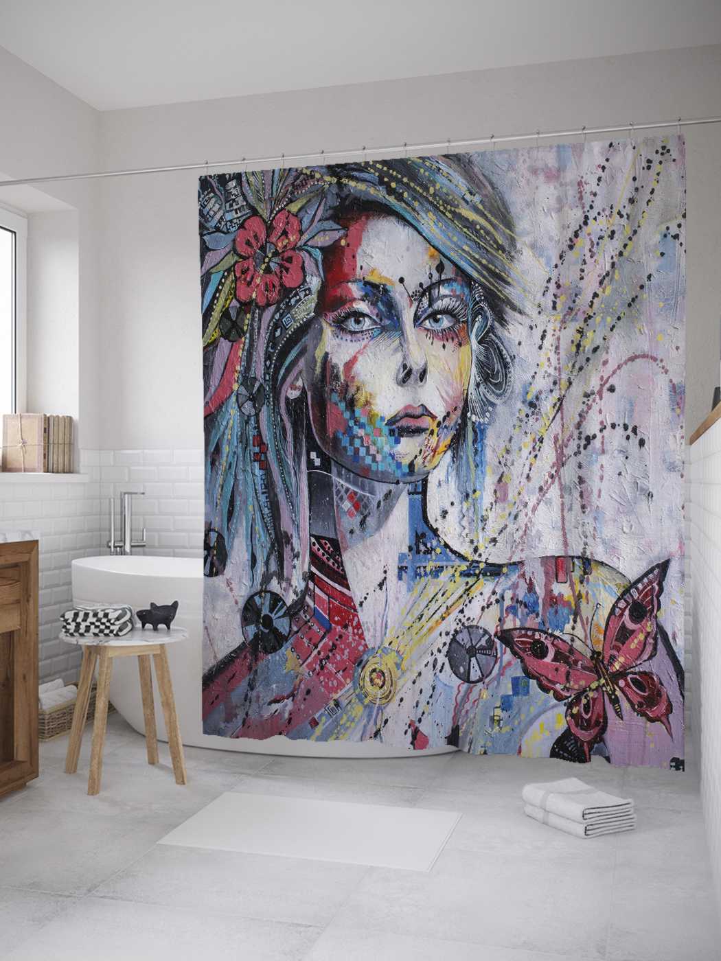 Штора (занавеска) для ванной JoyArty "Девушка Фантазия" из сатена, 180х200 см с крючками, Бежевый
Штора (занавеска) для ванной JoyArty "Девушка Фантазия" из сатена, 180х200 см с крючками, Бежевый