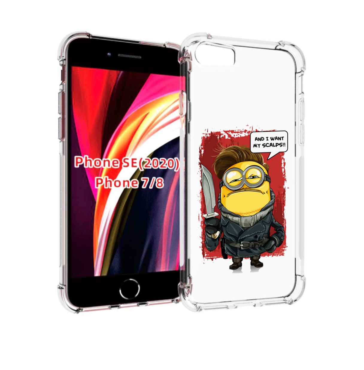 Чехол MyPads миньон убийца для iPhone 7 4.7 / iPhone 8 / iPhone SE 2 (2020), Прозрачный, Tocco
Чехол MyPads миньон убийца для iPhone 7 4.7 / iPhone 8 / iPhone SE 2 (2020), Прозрачный, Tocco