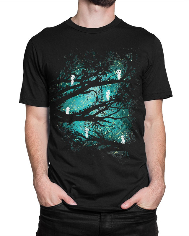 фото Футболка мужская принцесса мононоке - духи dream shirts черная l