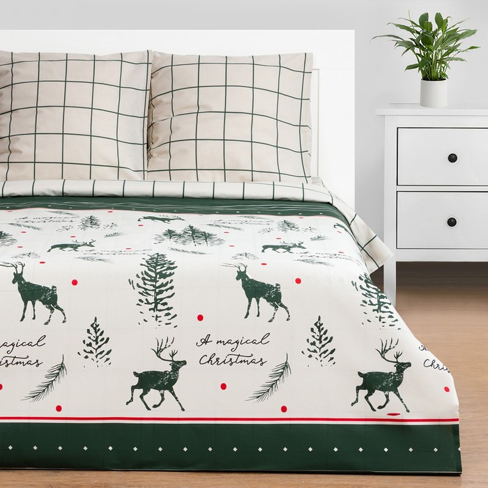 Этель Постельное белье Этель 1.5 сп Magical Christmas 143х215 см, 150х214 см, 70х70 см - 2
Этель Постельное белье Этель 1.5 сп Magical Christmas 143х215 см, 150х214 см, 70х70 см - 2