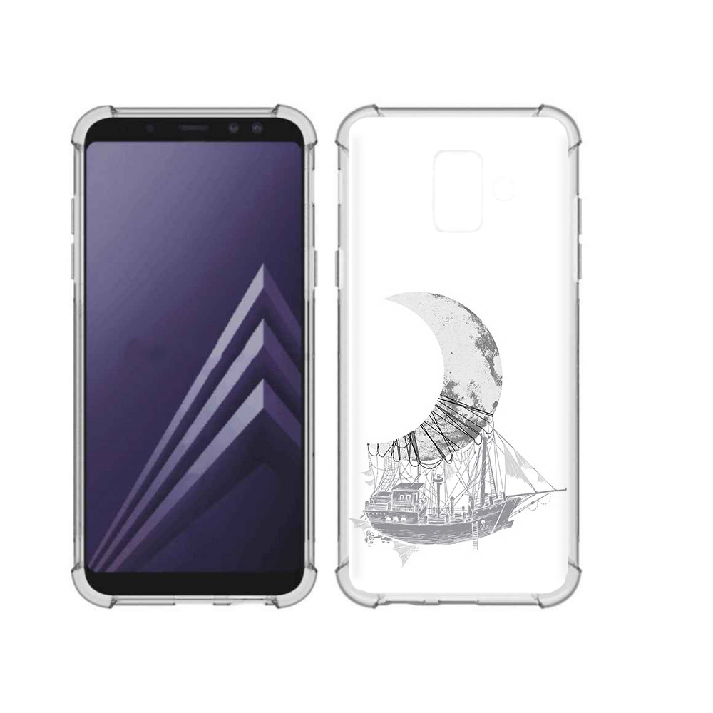 Чехол MyPads Tocco для Samsung Galaxy A6 (2018) черно белый корабль полумесяц, Прозрачный, Tocco
Чехол MyPads Tocco для Samsung Galaxy A6 (2018) черно белый корабль полумесяц, Прозрачный, Tocco