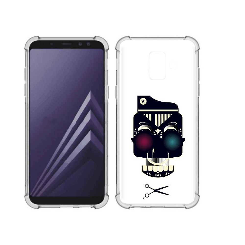 Чехол MyPads Tocco для Samsung Galaxy A6 (2018) черно белый скелет с яркими глазами, Прозрачный, Tocco
Чехол MyPads Tocco для Samsung Galaxy A6 (2018) черно белый скелет с яркими глазами, Прозрачный, Tocco