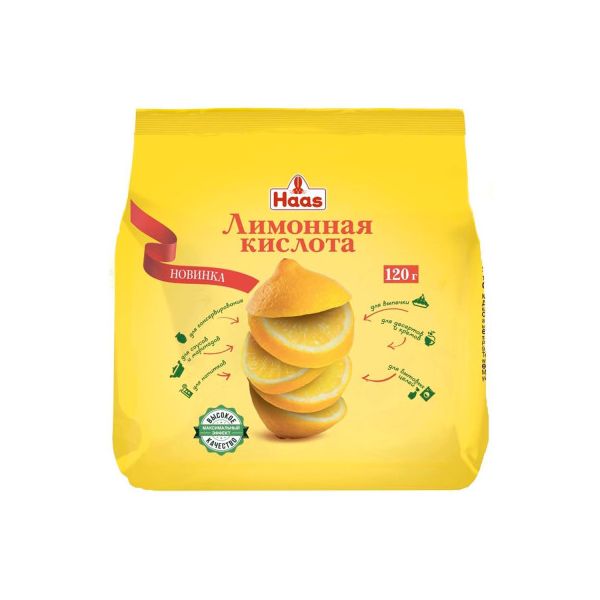 Лимонная кислота Haas 120 г
Лимонная кислота Haas 120 г