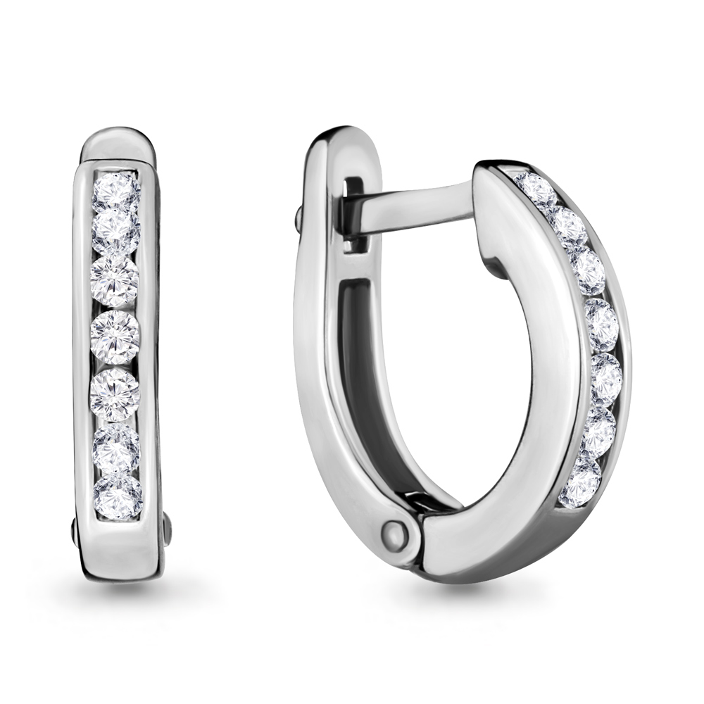 Серьги из белого золота с бриллиантом Яхонт Ювелирный 41566, 41566
Серьги из белого золота с бриллиантом Яхонт Ювелирный 41566, 41566