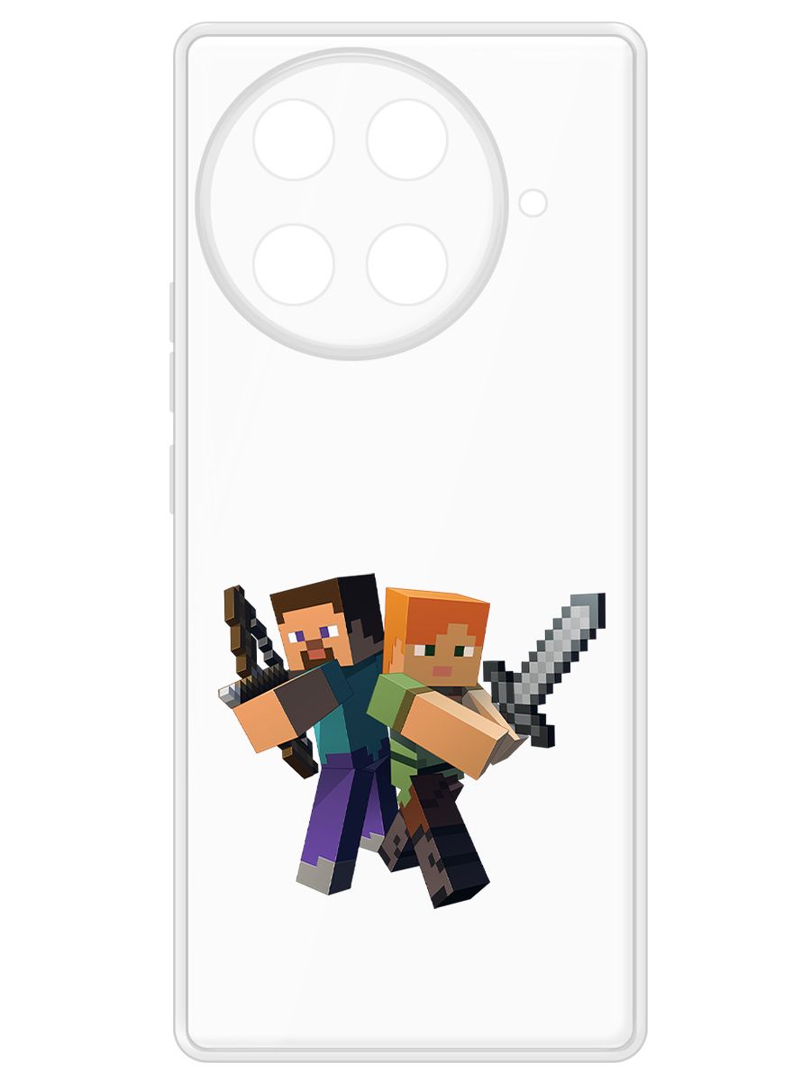 Чехол-накладка Krutoff Clear Case Minecraft-Стив и Алекс для Tecno Camon 30S Pro, Прозрачный
Чехол-накладка Krutoff Clear Case Minecraft-Стив и Алекс для Tecno Camon 30S Pro, Прозрачный