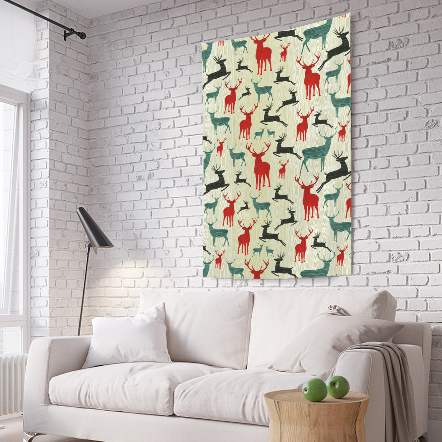 Вертикальное фотопанно на стену JoyArty "Новогодние олени" из ткани 150х200 см, Новогодние олени
Вертикальное фотопанно на стену JoyArty "Новогодние олени" из ткани 150х200 см, Новогодние олени