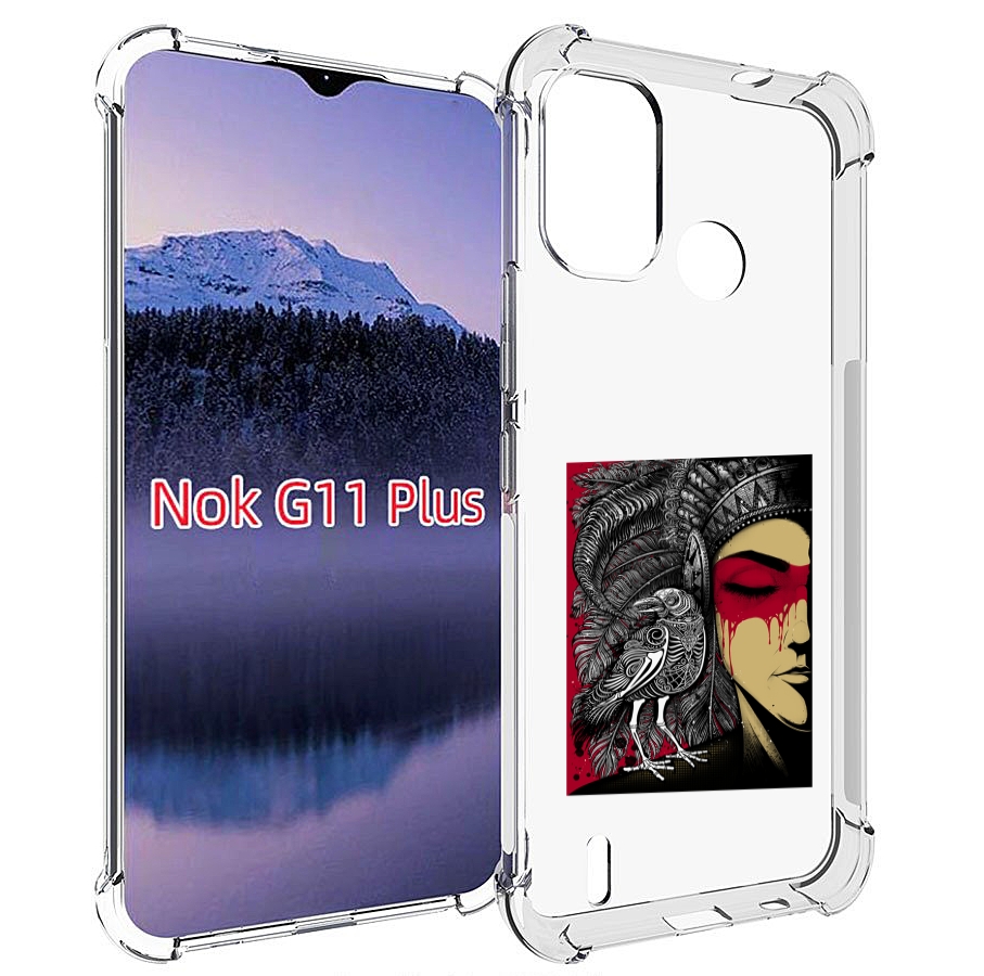 Чехол MyPads девушка с вороном в абстракции для Nokia G11 Plus, Прозрачный, Tocco
Чехол MyPads девушка с вороном в абстракции для Nokia G11 Plus, Прозрачный, Tocco
