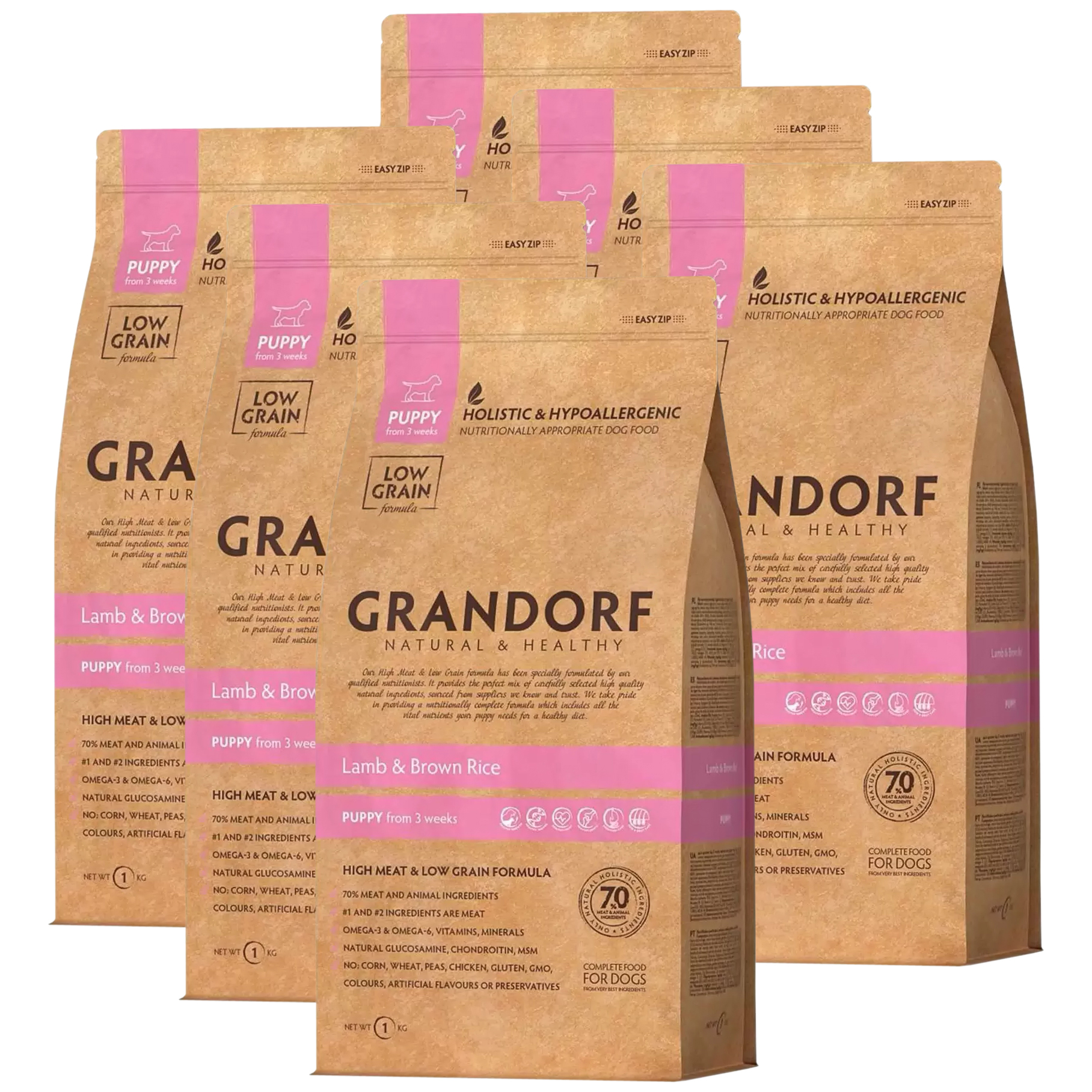 Сухой корм для щенков GRANDORF PUPPY ALL BREEDS LAMB & RICE, ягненок, рис, 6шт по 1кг
Сухой корм для щенков GRANDORF PUPPY ALL BREEDS LAMB & RICE, ягненок, рис, 6шт по 1кг